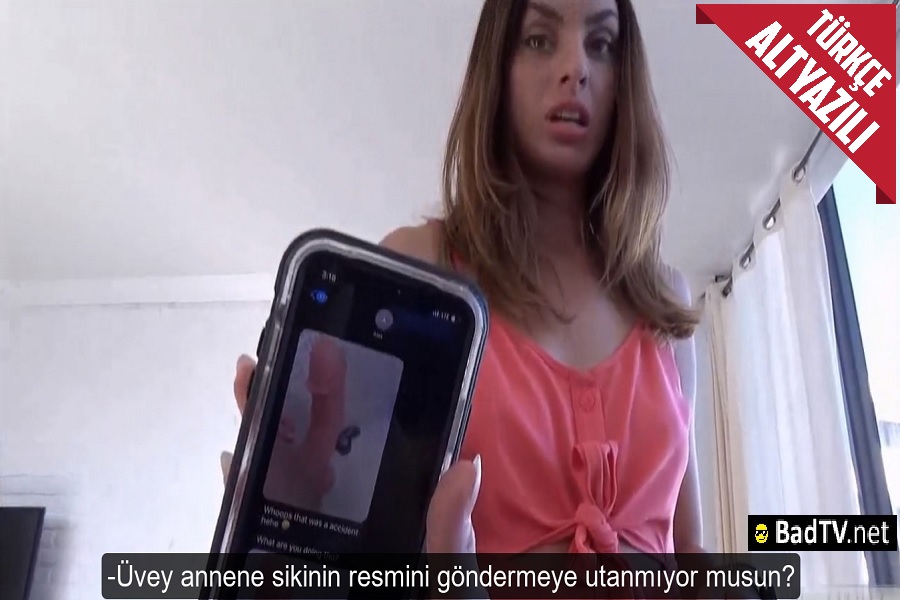 Üvey Annesini Sikmek İçin Sikinin Resmini Atınca Başardı