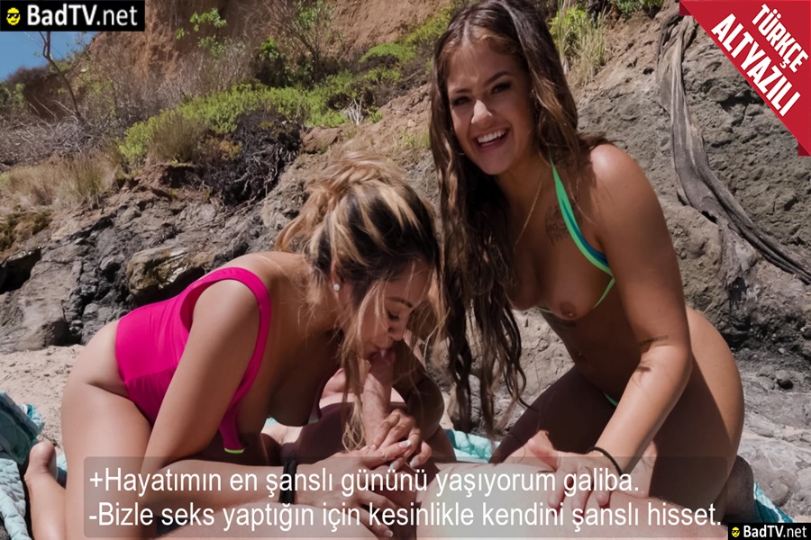 Hayatının En Şanslı Gününü Tanımadığı Seksi Kızlarla Sikişerek Bugün Yaşadı